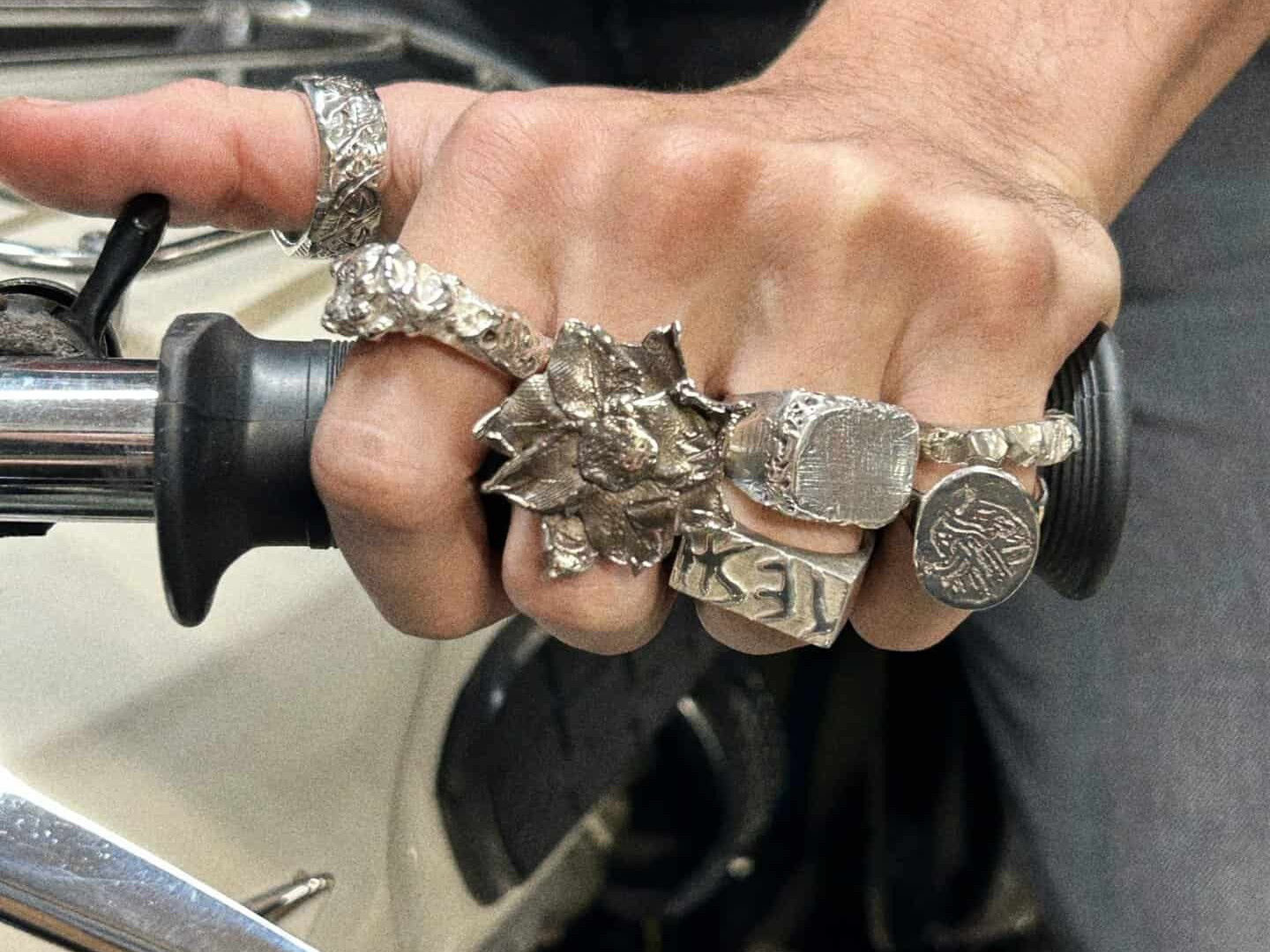 7 Rings Gripping Bike Handle