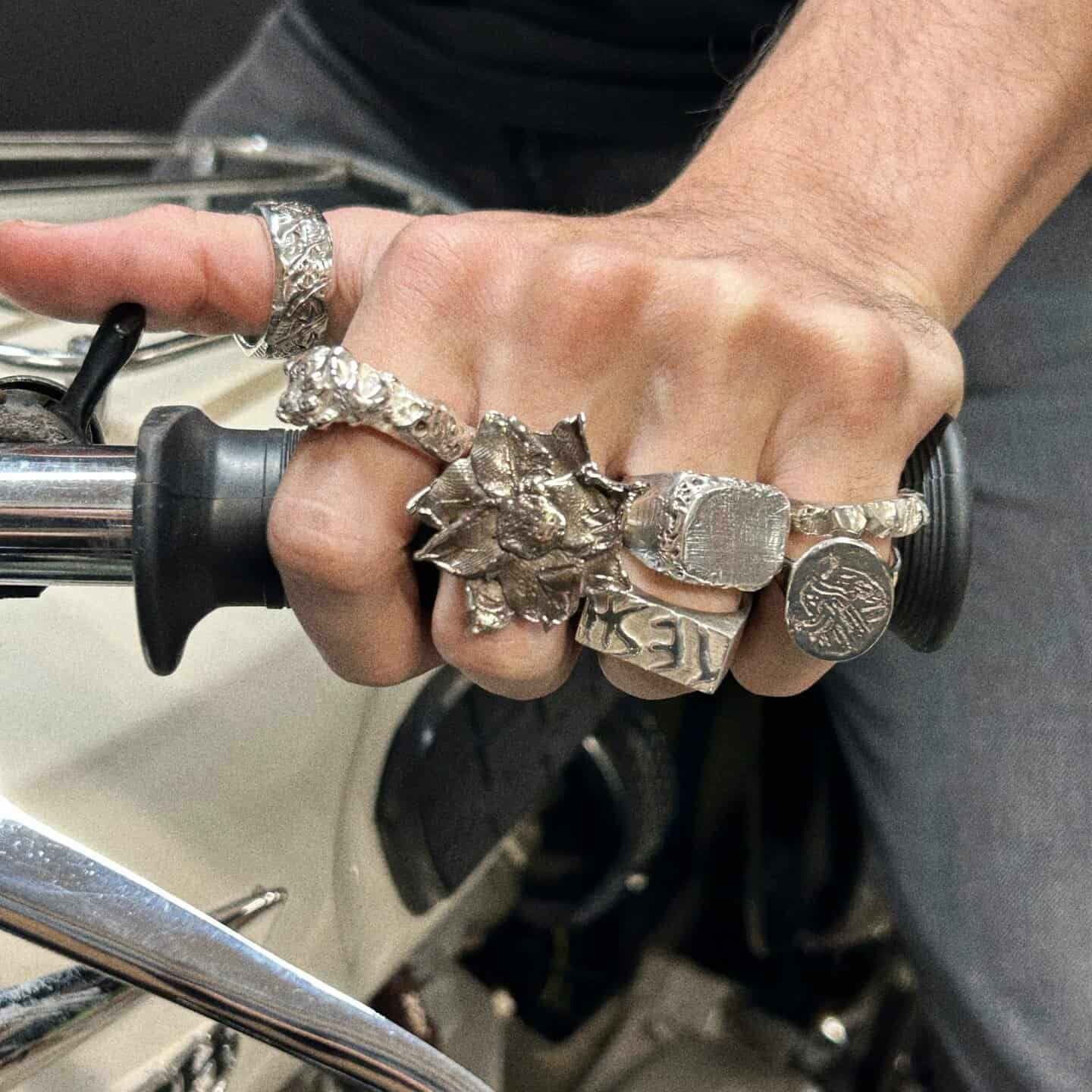 7 Rings Gripping Bike Handle